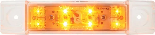 Miniatura 19 de GG Grand General 75170 Luz sellada ámbar/ámbar (6" rectángulo 8 LED, alto/bajo 3 cables)