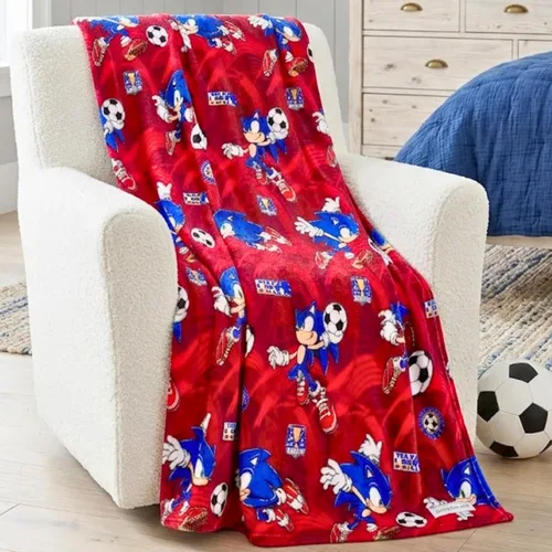 Miniatura 30 de Franco Nintendo Super Mario Gaming - Ropa de cama para niños, manta súper suave de micro raschel, 46 x 60 pulgadas, (producto oficial con licencia)