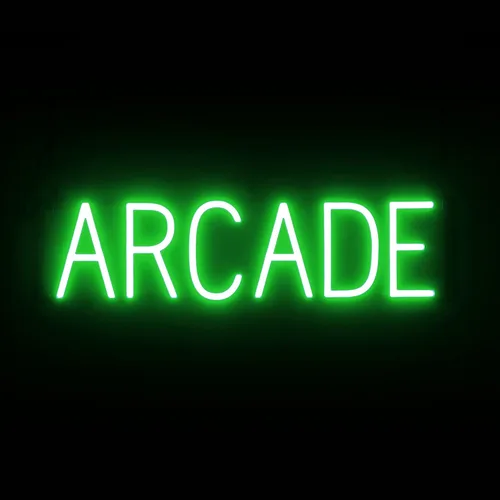 Miniatura 24 de SpellBrite Cartel de ESCAPE ROOM Letrero relacionado con el entretenimiento con aspecto de neón, fuente de luz LED roja 23.6 x 15.0 pulgadas Rojo