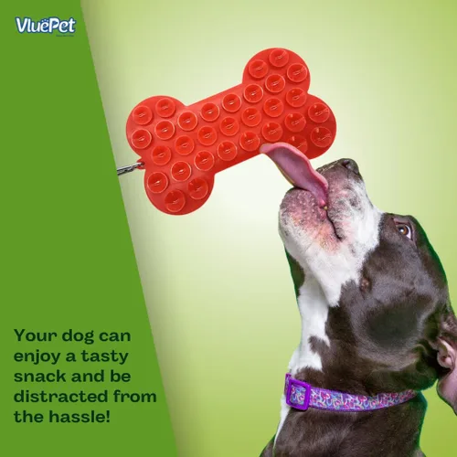 Miniatura 4 de VALUEPET Tapete para lamer perros – Alfombrilla de silicona para lamer para aliviar la ansiedad – Almohadilla para lamer alimentador lento