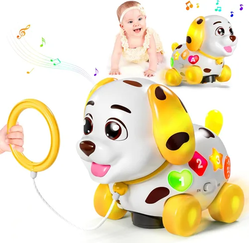 Miniatura 7 de Juguetes musicales para niños de 1 año, regalos para bebés de 6-12-18 meses, juguetes de aprendizaje para cachorros para niños de 1 año, regalos Azul