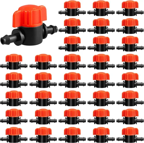 Miniatura 12 de Accesorios cruzados de riego por goteo de 1/4 pulgadas, 45 piezas de riego cruzado de púas de 4 vías para tubos de goteo de 1/4 pulgadas, línea