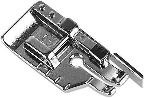 ZIGZAGSTORM XC6800251 - Prensatelas para máquina de coser de 1/4 de pulgada con guía de borde para todos los cantantes a presión de vástago bajo,