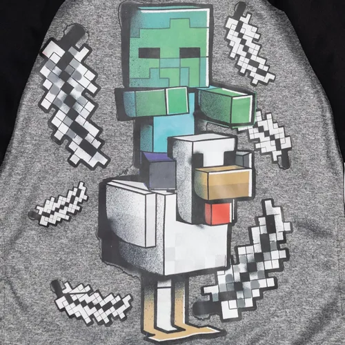 Miniatura 3 de Minecraft Creeper Zombie Steve - Sudadera con capucha de forro polar para niños pequeños a grandes