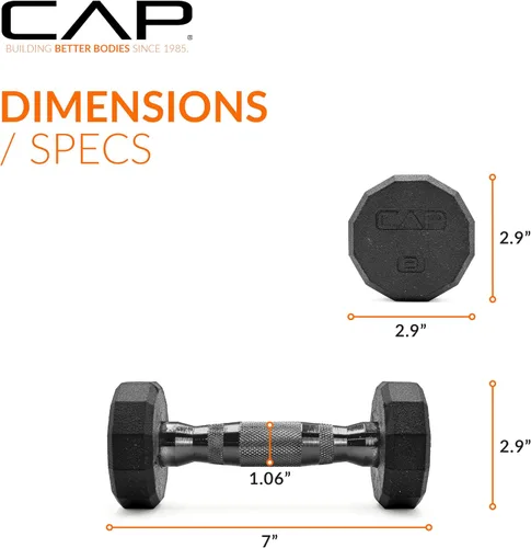 Miniatura 4 de CAP Barbell - Mancuerna recubierta Varias opciones de pares y conjuntos