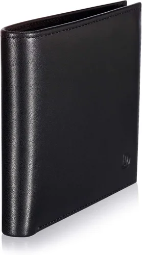 Miniatura 13 de HISCOW Billeteras plegables de cuero de grano completo para hombres, billetera minimalista delgada para hombre, regalos para papá, cumpleaños, día