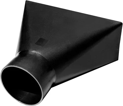 Miniatura 8 de POWERTEC 70169V Mini Gulp Dust Hood con puerto de identificación de 4 pulgadas, colector de polvo de plástico ABS para manguera de recolección