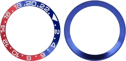Miniatura 9 de zjchao Inserto de bisel de reloj, anillo exterior de 1.5 pulgadas de diámetro de aluminio para reloj de pulsera, bisel de inserción de anillo