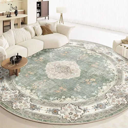 Miniatura 68 de Alfombra Verde MUJOO de 8'x10', Alfombras de Área para Sala de Estar, Alfombras Lavables, Alfombra Grande de Área, Alfombra Boho de Área de 8'x10