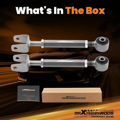 Miniatura 7 de maXpeedingrods Brazo de control superior trasero ajustable para Chrysler Sebring 2007-2010, para Dodge Journey Avenger 2008-2010, 1 par de brazos
