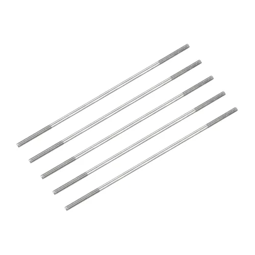 Miniatura 31 de METALLIXITY Tornillos de doble extremo (rosca M8, longitud 80 mm) 5 piezas, pernos de varilla roscada doble de acero inoxidable 304