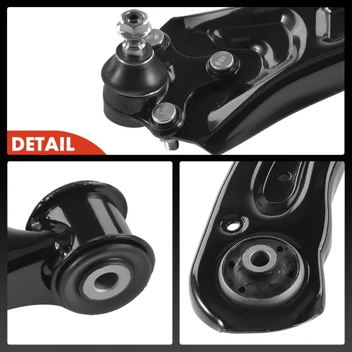 Miniatura 8 de A-Premium Brazo de control inferior delantero derecho, con rótula y buje, compatible con Volkswagen Passat 2012-2021, Beetle 2012-2019