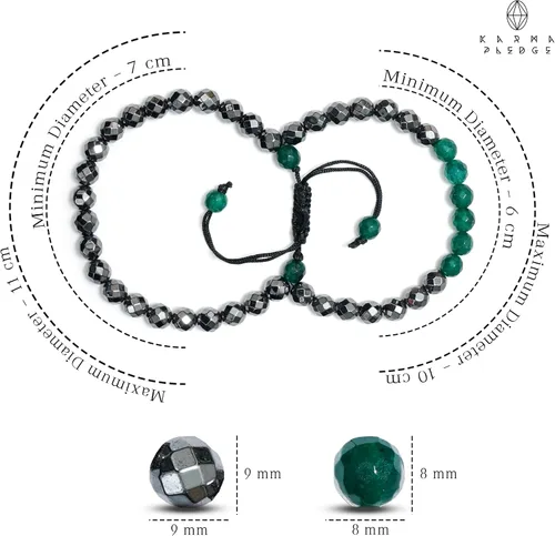 Miniatura 93 de Pulseras de cristal curativo para mujeres y hombres, espiritual, energía positiva y equilibrio, pulseras de cuentas de cristal natural hechas a mano