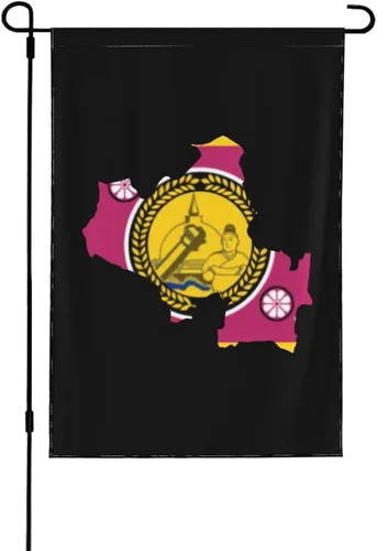 North Central Province Flag Map Garden Flag 28"x40" Inch Double Sided Garden Flags Home Lawn Outdoor Decor Flags Party Banner Welcome Flag
