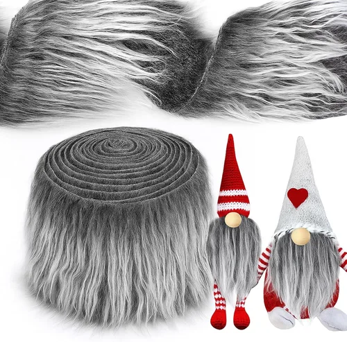 Miniatura 60 de Tatuo 2 x 60 pulgadas, tela de piel sintética negra para Halloween, mullida, para manualidades, cortes de piel sintética, parche de felpa sintética