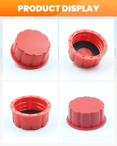 Miniatura 5 de 4 tapas para latas de gasolina, tapa de gas de rosca gruesa de 5 galones para gasolina, tapa de tanque de gas de plástico y metal, cubierta portátil