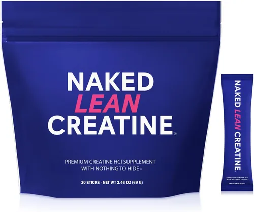 Miniatura 10 de NAKED Polvo magro de creatina HCl – Frambuesa lima, vegano, sin OMG, sin gluten, sin rellenos, apoya el crecimiento muscular y la fuerza – 68