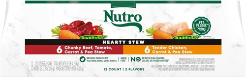 Miniatura 17 de Nutro Guisado Sustancioso en Salsa para Perros Adultos, Receta de Cordero, Latas de 12.5 oz (12 unidades, paquete de 1)