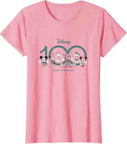 Miniatura 7 de Disney 100 Years of Wonder Mickey & Pals Muted Cute D100 Camiseta, Negro