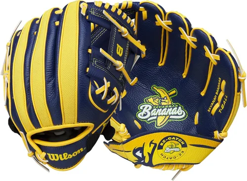 Miniatura 5 de Wilson A200 - Guantes de béisbol para jóvenes Plata/blanco/verde azulado