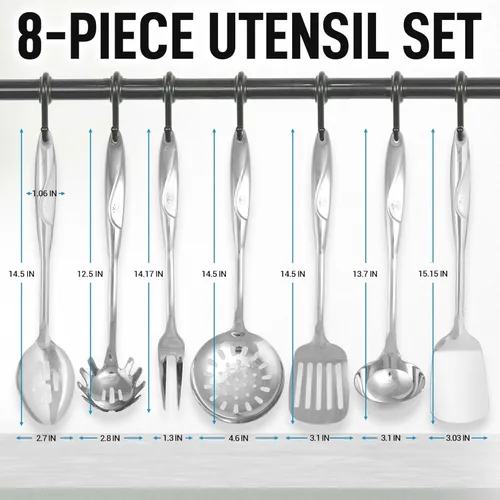 Miniatura 3 de Zulay Kitchen Utensilio de Cocina de Acero Inoxidable - Utensilio de Cocina de Acero Inoxidable - Gadgets de Cocina Duraderos - Accesorios de Cocina