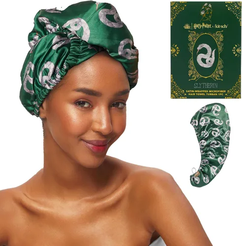 Miniatura 15 de Kitsch Toalla Envolvente de Microfibra para el Cabello para Mujeres - Toalla de Secado de Cabello Súper Absorbente - Secado Rápido