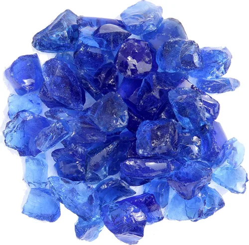 Miniatura 32 de Hiland RGLASS-AQ Vidrio para Hoguera en Aqua, Clasificación de Temperatura Extrema, Bueno para Propano o Gas Natural, 10 Libras, 10 lb (Paquete de 2)