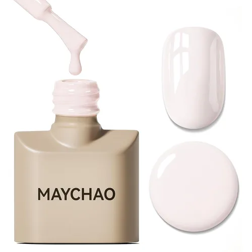 Miniatura 12 de MAYCHAO Esmalte de uñas de gel rosa intenso de 0.5 onzas líquidas, 1 unidad de esmalte de gel rosa brillante, esmalte de uñas que se absorbe con luz