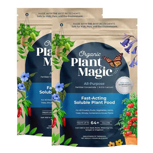 Miniatura 10 de Organic Plant Magic - Truly Organic - Batidor de alimentos solubles para plantas fáciles de usar: concentrado de fertilizante multiusos para todas