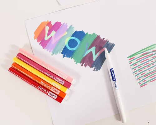 Miniatura 2 de Marvin's Magic - 30 increíbles bolígrafos mágicos - Arte de bolígrafo que cambia de color - Crea letras 3D, escribe mensajes secretos - Suministros