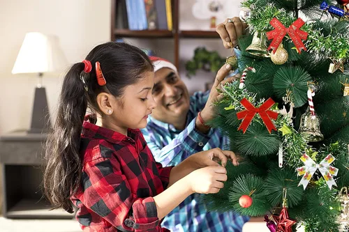 Miniatura 5 de Threetols 6 rollos de 30 yardas de cinta de Navidad de 3/8 pulgadas, cintas de grogrén con purpurina de Navidad de búfalo verde y rojo, cintas