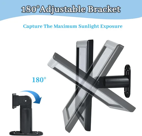 Miniatura 5 de Cargador de panel solar para cámara Ring, cargador solar 5V 3.5W compatible con batería de cámara Ring Stick Up Cam para vigilancia inalámbrica