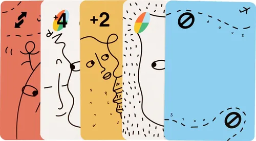 Miniatura 5 de Mattel Games UNO Artiste Shantell Martin - Juego de cartas para niños, adultos y noche familiar, baraja coleccionable con gráficos y arte por