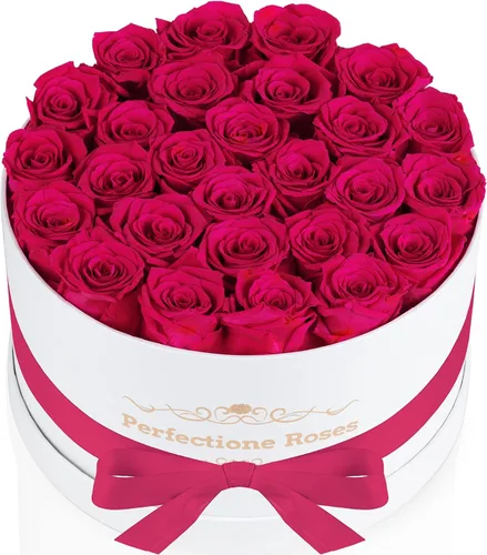 Miniatura 24 de Perfectione Roses 27 Rosas en una Caja, Rosa del Día de la Madre, Flores Preservadas para Ella, Flores para Entrega, Regalos de Cumpleaños