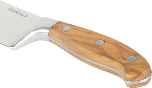 Miniatura 5 de Bloomhouse - Dos veces ganador de los Favoritos de Oprah - Cuchillo de chef de 8 pulgadas – Hoja de acero inoxidable alemán con mango de madera