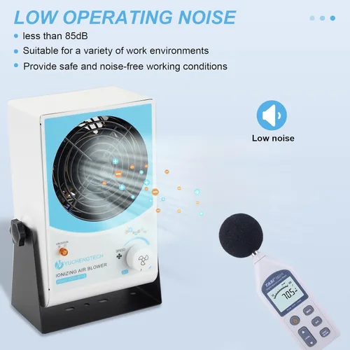 Miniatura 5 de YUCHENGTECH Soplador de aire ionizante Ventilador de iones antiestático Eliminador estático Ionizador antiestático Ionizador ESD Ventilador