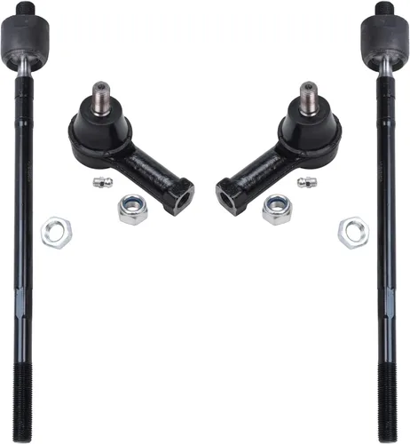 Miniatura 60 de Detroit Axle - 4 barras de acoplamiento delanteras para Kia Forte Koup 14-17, 14-18 Forte Forte5, 4 extremos de barra de acoplamiento exteriores e