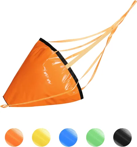 Miniatura 23 de BLUEWING Sea Anchor - Calcetines de pesca para barco de pesca 840D, nailon 32, 42, 53, 62, 72, 84 pulgadas, paracaídas, anclaje de deriva para barco