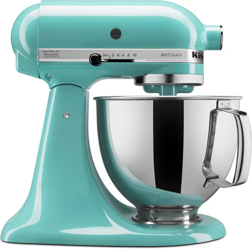 Miniatura 13 de KitchenAid Artisan Series KSM150PS, mezclador de pie con cabezal inclinable de 5 cuartos de galón con escudo de vertido KSM150PS, pistacho