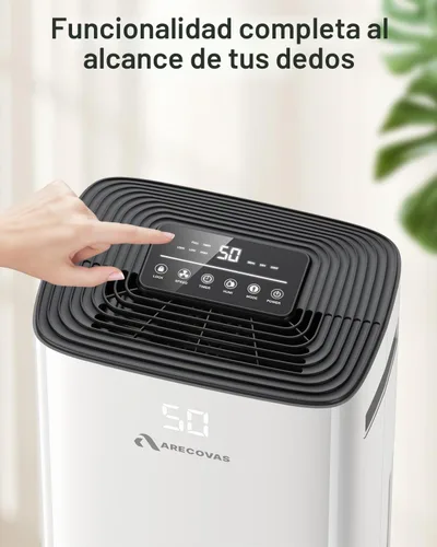 Miniatura 4 de Deshumidificador para Sótano, Deshumidificadores de 52 Pintas para Dormitorio Baño Habitación Grande Hogar, Deshumidificador de 4500 Pies Cuadrados