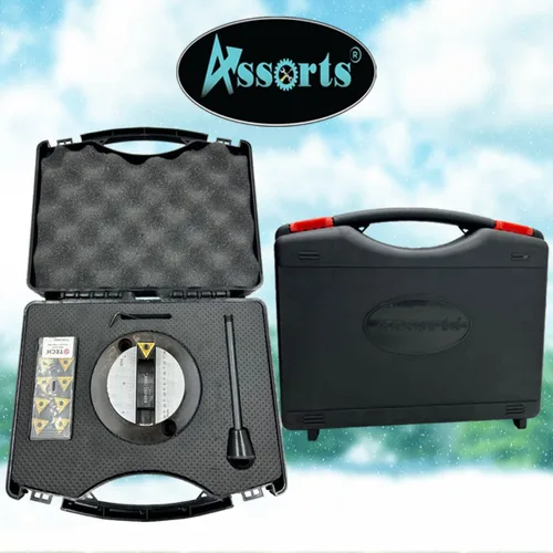 Miniatura 8 de Accesorio de giro de bolas con escala de graduación (para referencia de usuarios) para hacer bolas convexas en máquina de torno con 1 caja de broca