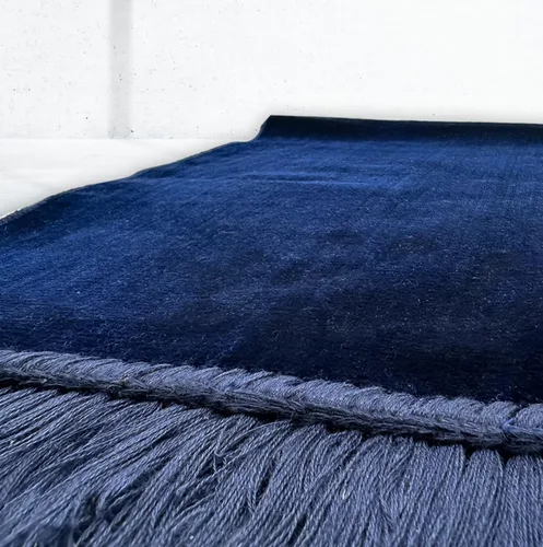 Miniatura 3 de Juego de alfombrillas de oración de terciopelo (piedra preciosa, 33 cuentas de oración, sombrero Kufi negro, estuche elegante), lujosa alfombra