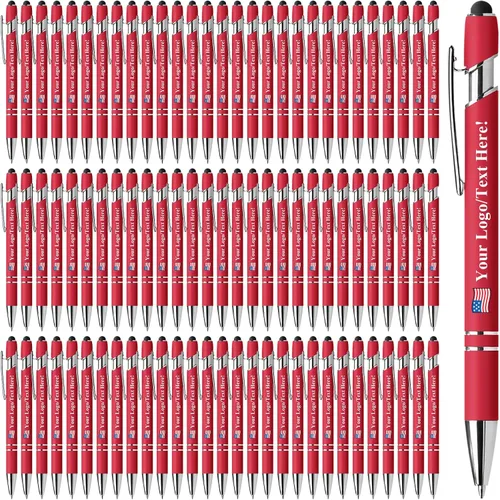 Miniatura 22 de Bolígrafos personalizados con lápiz capacitivo, bolígrafos personalizados impresos con tu logotipo o mensaje, ideales para regalos, promociones