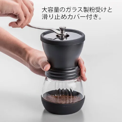 Miniatura 2 de Molinillo de café cerámico Hario Skerton con espacio para almacenar (100 g), MSCS-2B