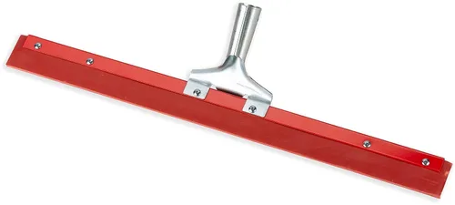 SPARTA Flo-Pac - Escobilla de goma con marco de acero resistente para piso, baño, cocina, hormigón, azulejos, garaje, uso comercial, 24 pulgadas,