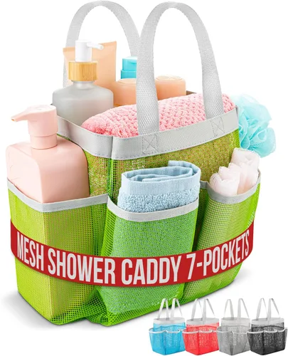 Miniatura 9 de Handy Laundry Cortina de ducha organizadora de baño -9 bolsillos- Perfecto para organizar el baño en casa, tus artículos de tocador y juguetes