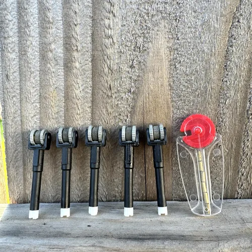 Miniatura 7 de Piezas de mecanismo de encendedor de barril de piedra de pedernal de rueda de repuesto compatible con mechero Clipper un lote de 5