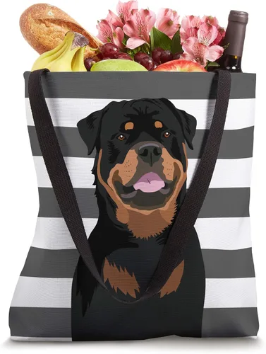 Miniatura 4 de Rottweiler Dog Lover Bolsa de regalo 16 pulgadas Blanco