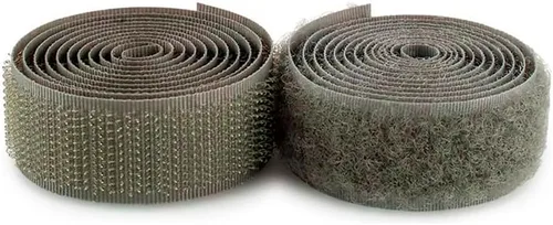 Miniatura 46 de Cinta de gancho y bucle de 4 pulgadas de ancho, verde follaje, para coser, no adhesiva, de 1 yarda de largo, cinta de gancho y bucle de nylon verde