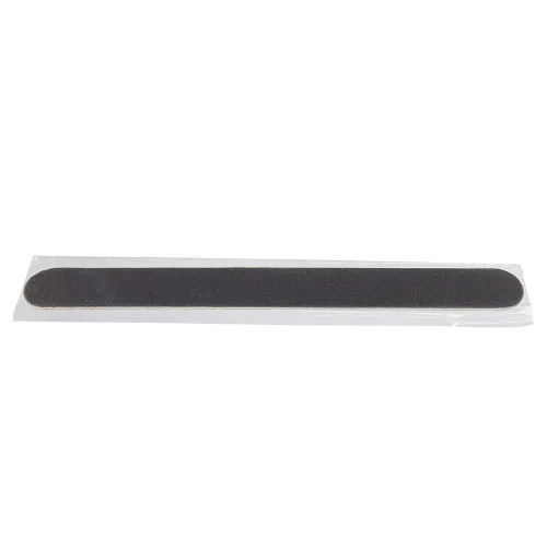 Miniatura 3 de ForPro Professional Collection Lima de uñas de madera, negro, grano 180/180, limas de uñas de manicura y pedicura de doble cara, 7 pulgadas de largo